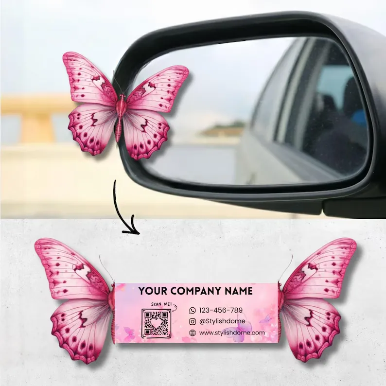 butterfly-cardoor-advertisement-card