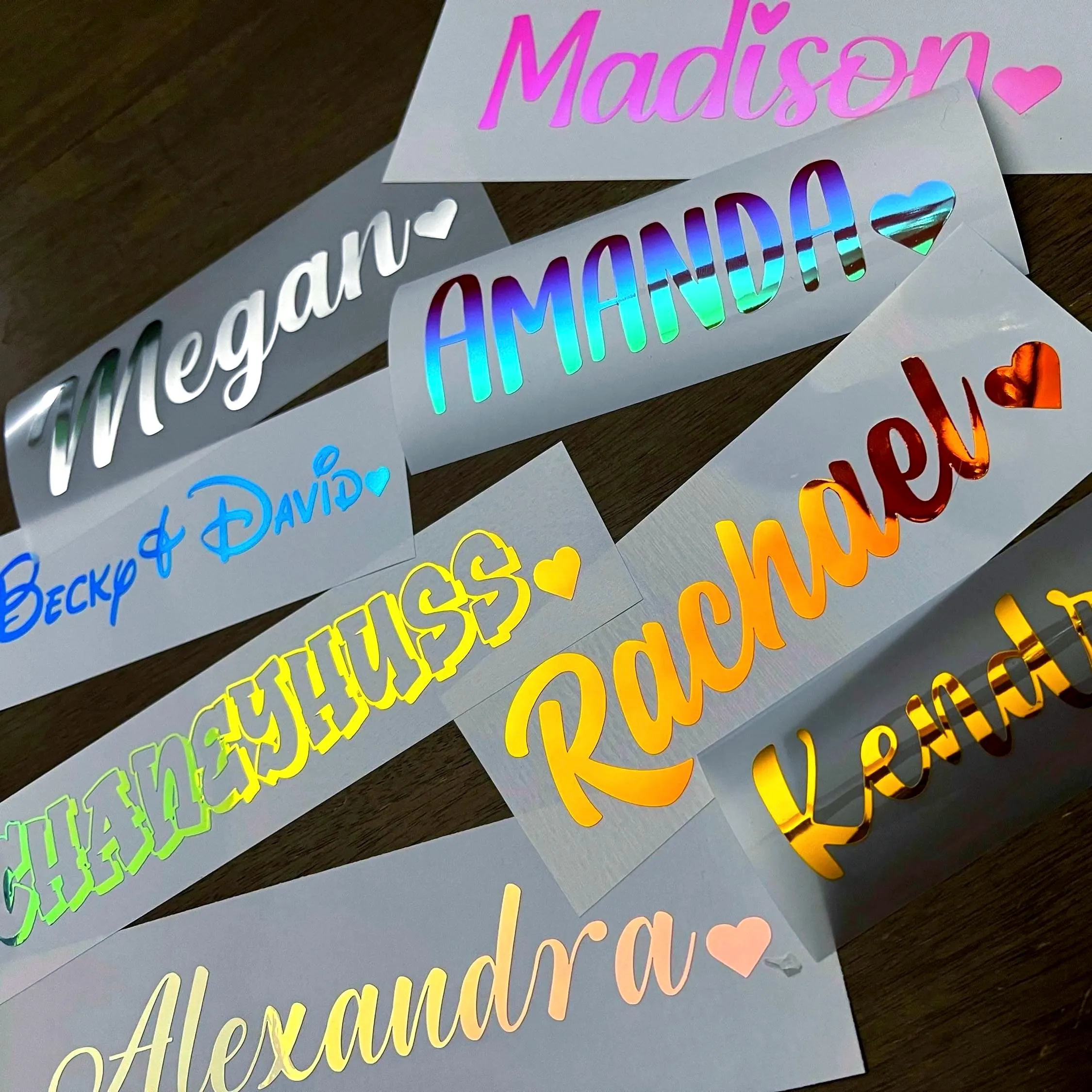 Personalized Custom Name Label Stickers