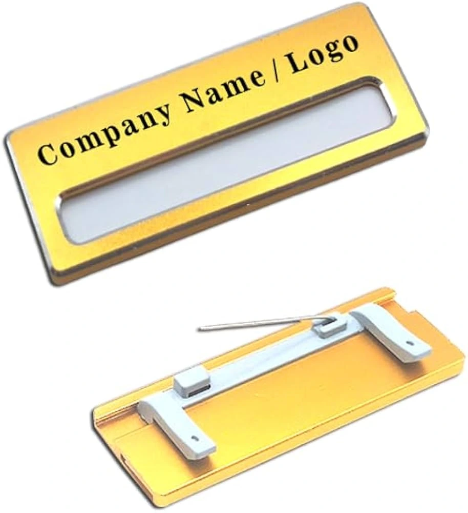 Pin Name Badge