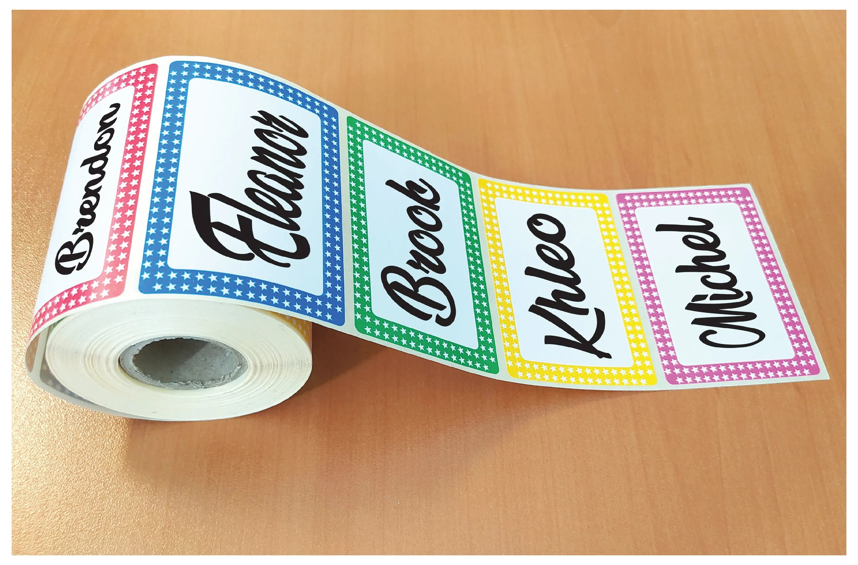 Name-Tags-Star-Stickers